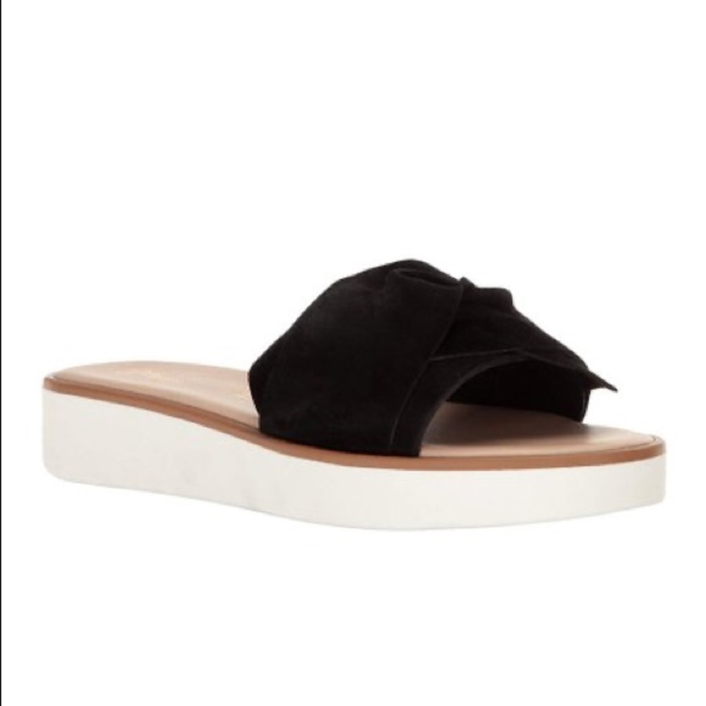 Seychelles Black and White Sandals